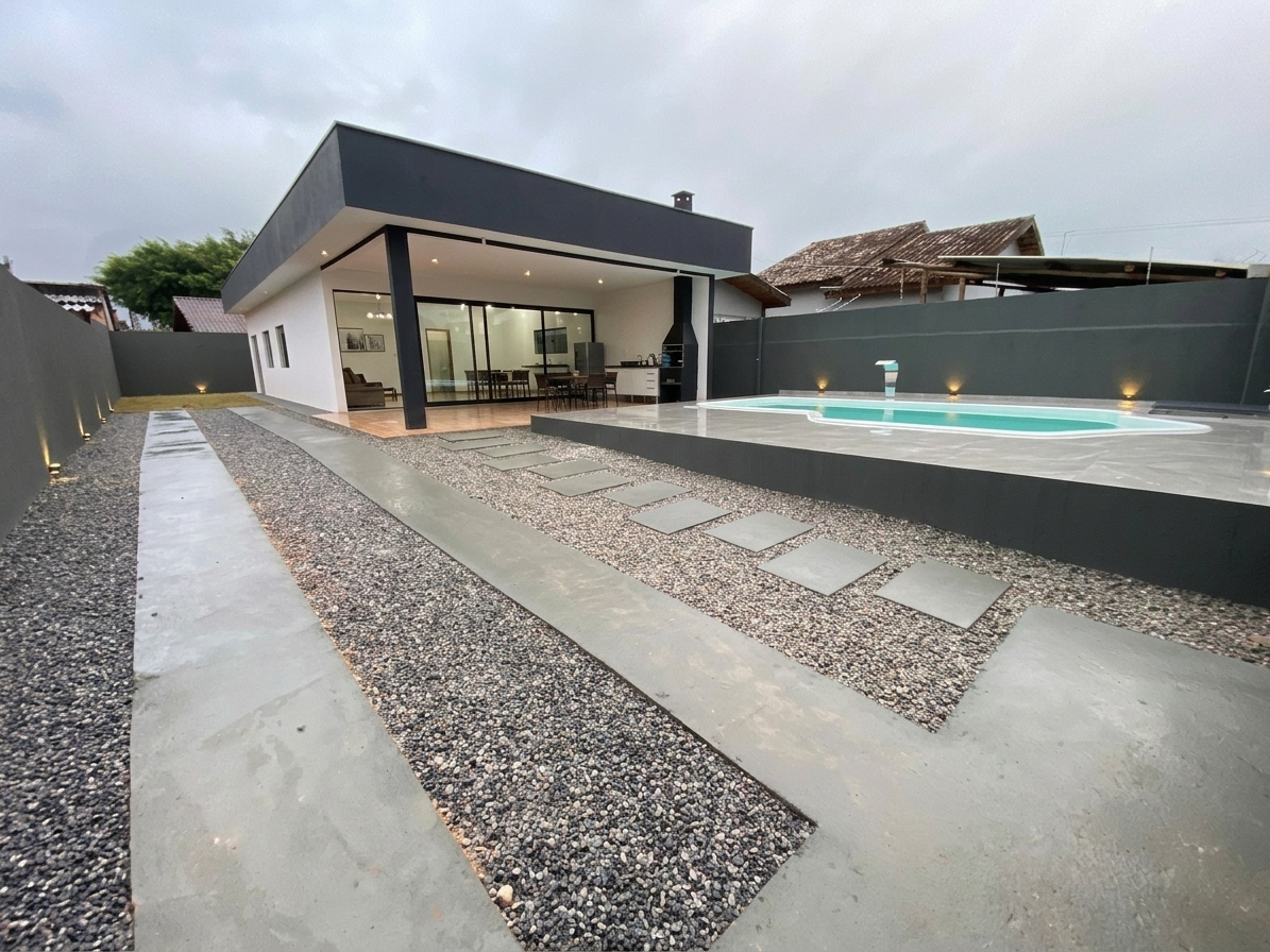 Projeto Capricórnio — Alto padrão · Lazer com piscina