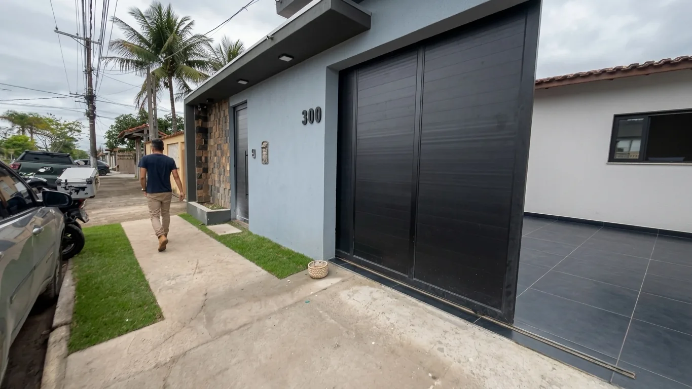 Projeto Golfinho — Residencial · Entrada principal